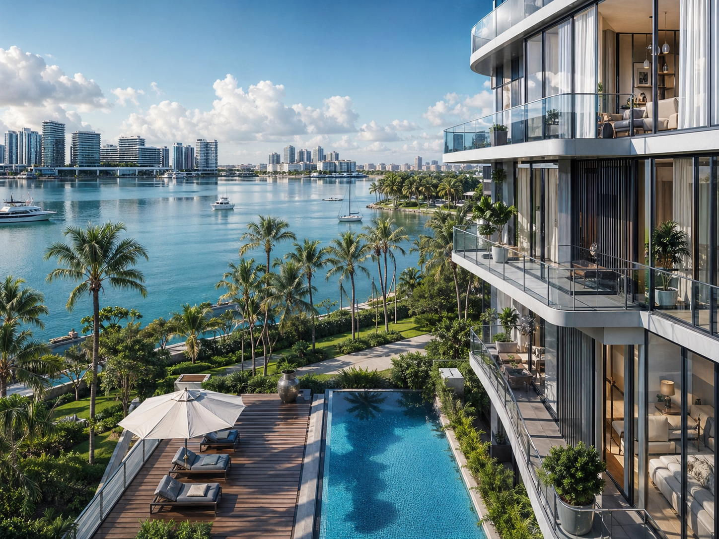 Skyline luxury condominium