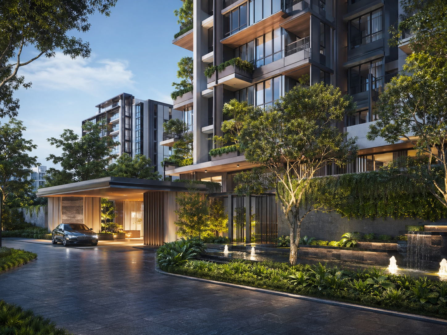 Waterfront luxury condominium